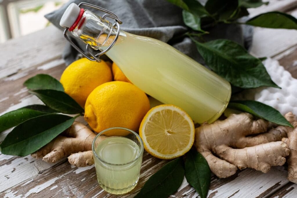 Ginger-lemon syrup