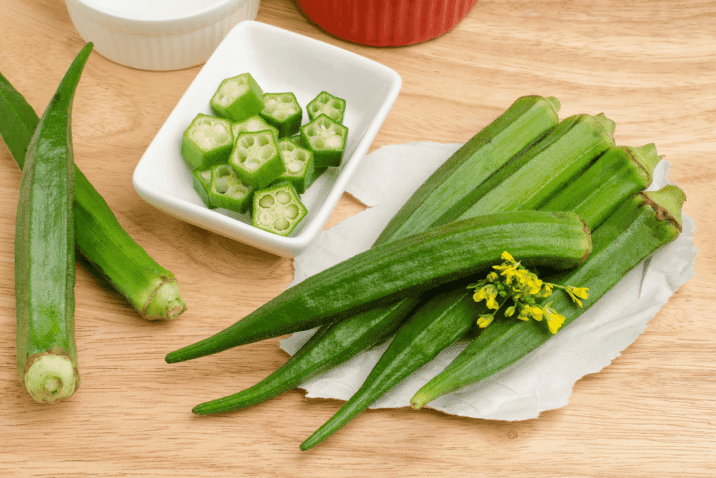 Okra vegetable image