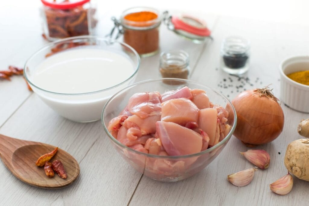chiken cury Ingredients