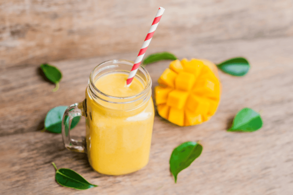 Mango syrup is ready