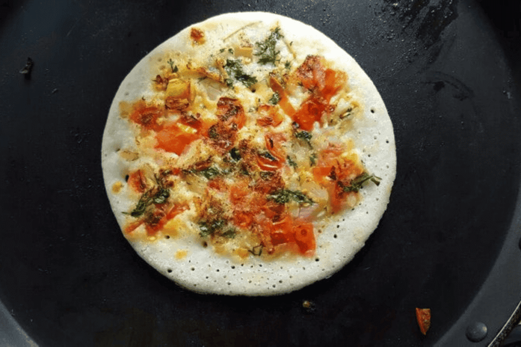 Masoor Dal and Tomato Uttapam