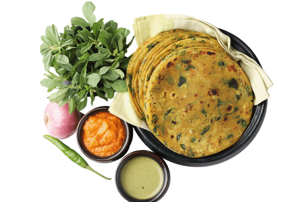 Nachni and Methi Thalipeeth