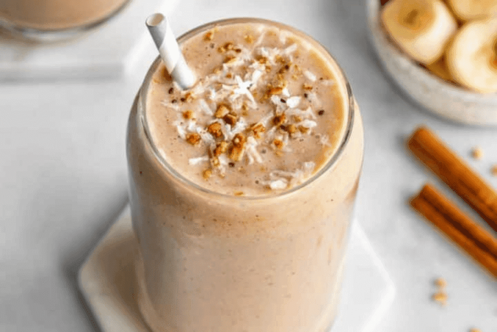Oats and Peanut Butter Smoothie