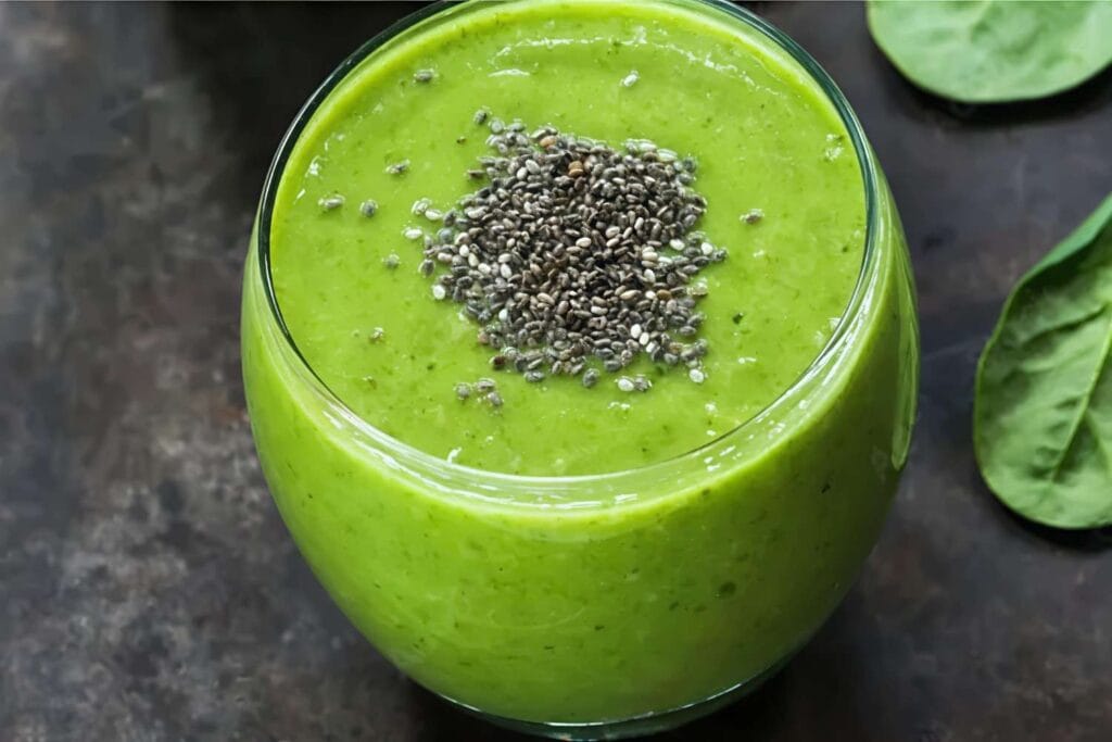Green Detox Smoothie Glass