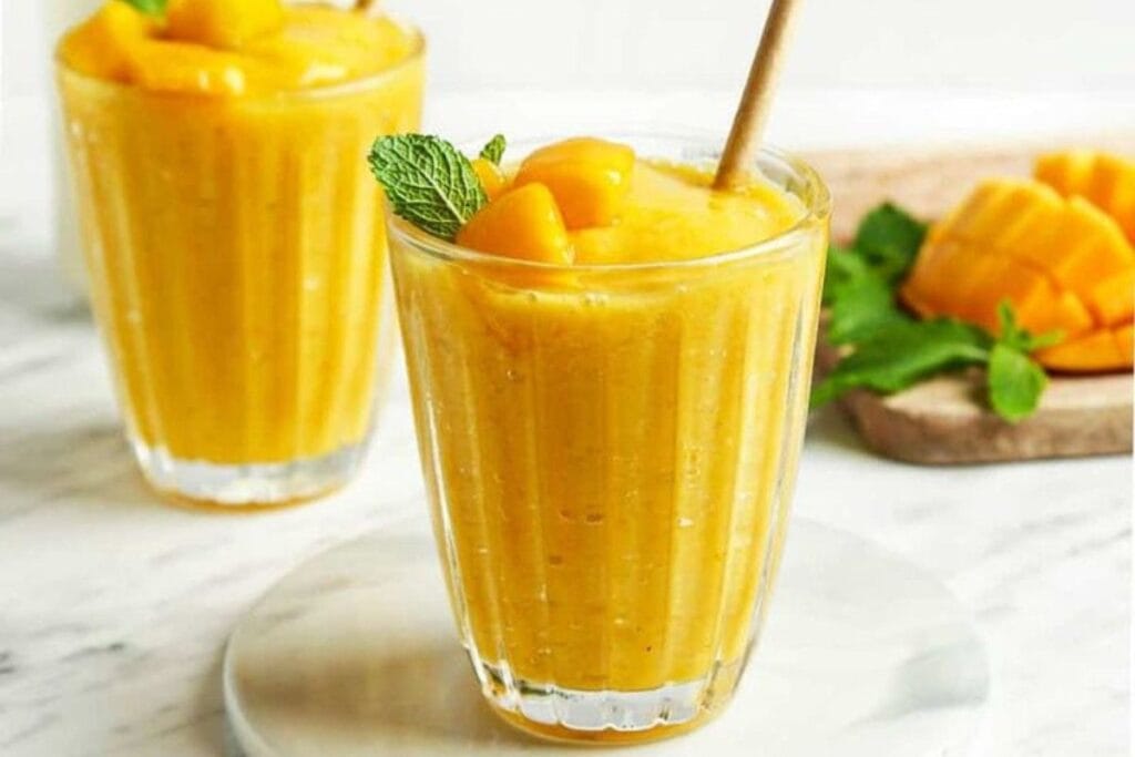 Mango Smoothie glass